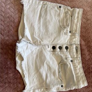 White Denim Women's Shorts